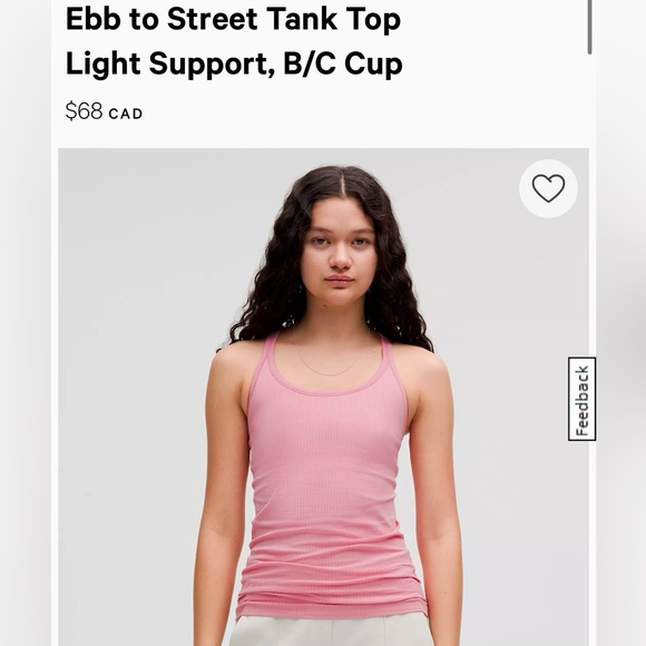 Lululemon Ebb to Street Tank | Size 12 - Picture 4 of 5